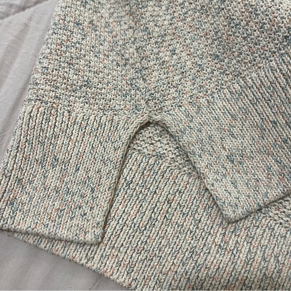 ❌SOLD❌Madewell Rainbow Marled Wakefield Button-Front Sweater Tank Size S - Picture 7 of 12